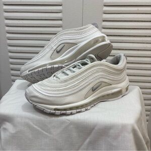 Nike Air Max 97 Triple White - Size 7.5
Men / 9 Women